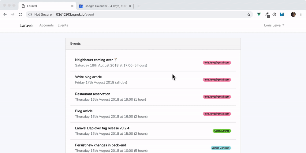 Push notifications from Google preview